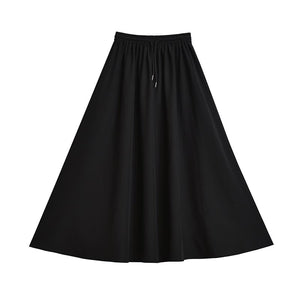 High Waist Long Loose Casual Skirt