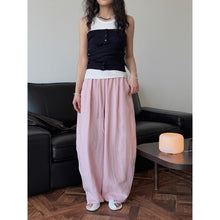 Load image into Gallery viewer, Women's Relaxed-fit Linen Casual Trousers
