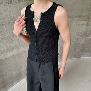 Knitted Slim Fit Vest