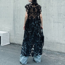 Load image into Gallery viewer, French Retro Hollow Lace Cover-up Dress
