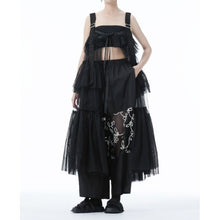 Load image into Gallery viewer, Mesh See-through Cake Suspender Dress
