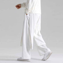 Load image into Gallery viewer, Retro Fake Two-piece Cotton And Linen Loose Skirt Pants

