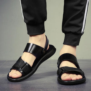 Summer Leisure Non-slip Leather Sandals