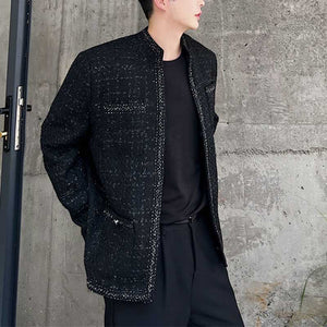 Back Slit Beads Decorative Jacket
