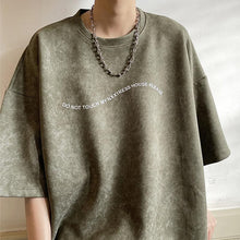 Load image into Gallery viewer, American Vintage Letter Print Short Sleeve T-Shirt
