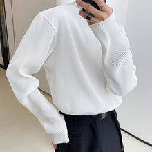Load image into Gallery viewer, Half High Neck Long Sleeve T-shirt
