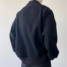Load image into Gallery viewer, Solid Color V Neck Raglan Sleeve Sweatshirt
