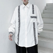 Load image into Gallery viewer, Patch Panel Loose Long Sleeve Shirt
