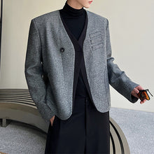 Load image into Gallery viewer, Simple Stitching V-Neck Casual Blazer
