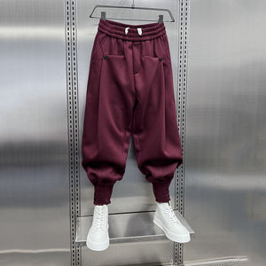 Solid Color Loose Casual Harem Pants
