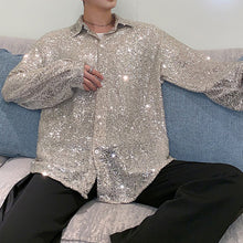 Load image into Gallery viewer, Long Sleeve Sequined Shirt
