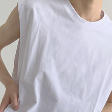 Load image into Gallery viewer, Loose Crew Neck Sleeveless Tank Top
