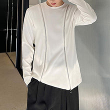 Load image into Gallery viewer, Slim Fit Double Zip Slit Long Sleeve T-Shirt
