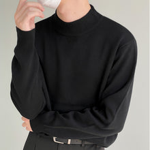 Load image into Gallery viewer, Solid Color Half Turtleneck Sweater
