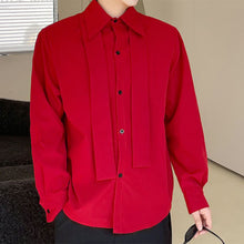 Load image into Gallery viewer, Belted Long Sleeve Loose Shirt
