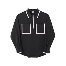 Load image into Gallery viewer, Half-Zip Square Pocket Pullover Shirt

