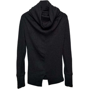 Heap Collar Slim Long Sleeves Knitted Shirt