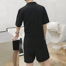 Load image into Gallery viewer, Solid Color Shirt Jumpsuit

