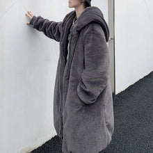 Load image into Gallery viewer, Thickened Mid-length Hooded Padded Jacket Coat
