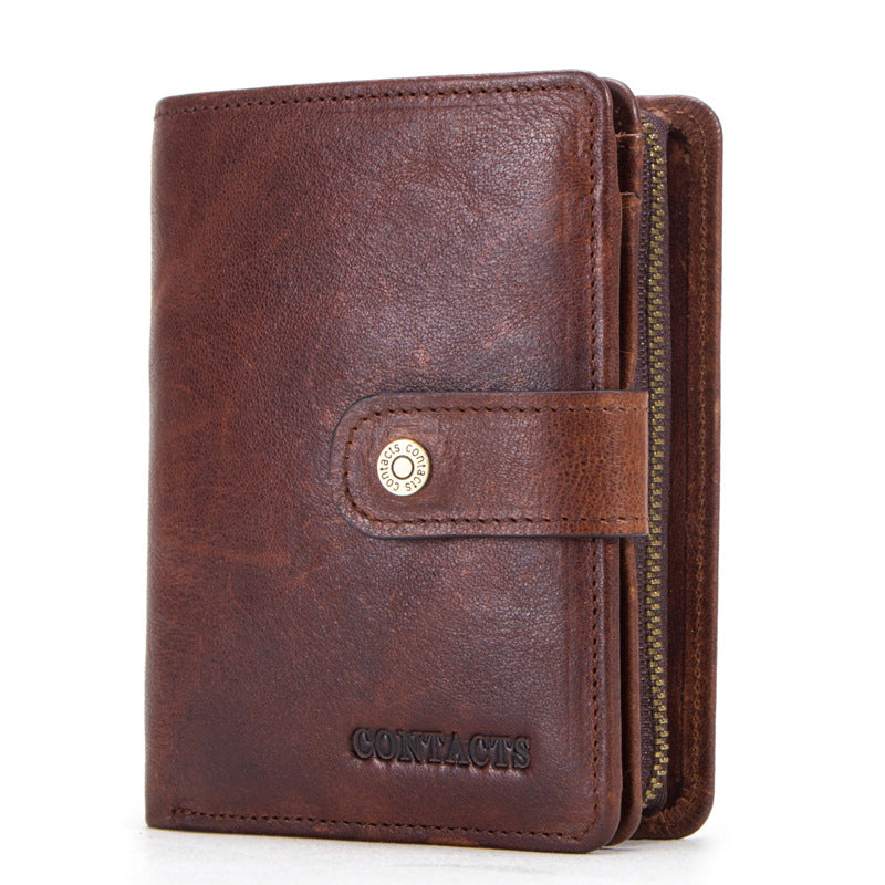 RFID Multifunctional Leather Wallet