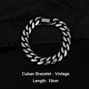 Titanium Steel Cuban Bracelet