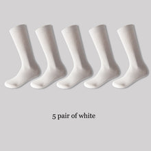 Load image into Gallery viewer, Black White Mid-length Socks
