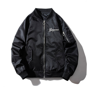 Fight Embroidered Bomber Jacket