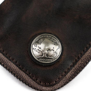 Retro Coin Card Holder Car Key Wallet