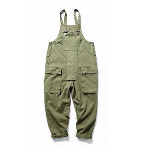 Japanese Washed-Denim Bib Overalls