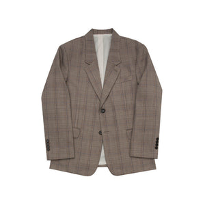 Checked Loose Blazer