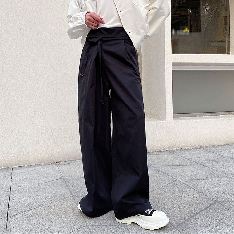 Ruffled High Waist Trouser