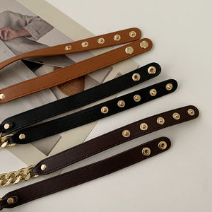 Paneled Thin Belt