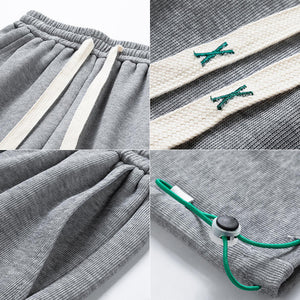 Loose Drawstring Wide-Leg Track Pants