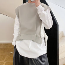 Load image into Gallery viewer, Ribbon Round Neck Vest
