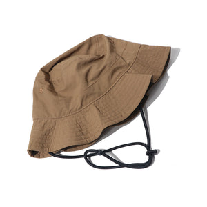 Summer Solid Color Drawstring Bucket Hat