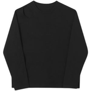 Hollow Hole Off Shoulder Long Sleeve T-Shirt