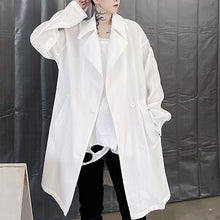 Load image into Gallery viewer, Thin Pleated Mid-Length Loose Jacket
