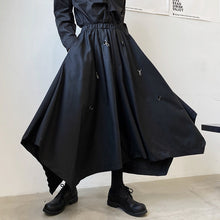 Load image into Gallery viewer, Hoop Hook Decorative Culottes Hakama Pants
