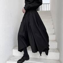Load image into Gallery viewer, Hoop Hook Decorative Culottes Hakama Pants
