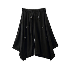 Load image into Gallery viewer, Hoop Hook Decorative Culottes Hakama Pants

