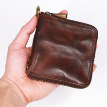 Load image into Gallery viewer, Retro Leather Zipper Wallet
