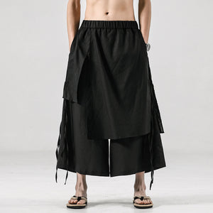 Japanese Linen Casual Hakama Pants