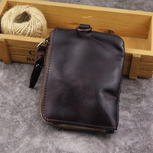 Retro Card Holder Genuine Leather Wallet