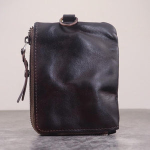 Retro Card Holder Genuine Leather Wallet
