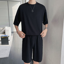 Load image into Gallery viewer, Breathable Short Sleeve T-Shirt Shorts Set
