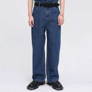 Summer Short Sleeve Denim Jumpsuit