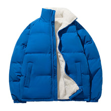 Load image into Gallery viewer, Stand Collar Zipper Thick Coat
