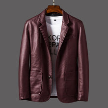 Load image into Gallery viewer, Motorcycle Leather Jacket
