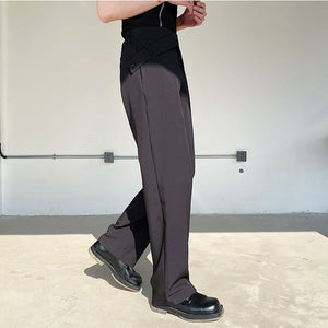 Asymmetric Waist Loops Detail Lounge Pants
