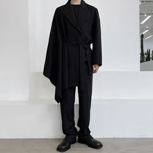 Load image into Gallery viewer, Irregular Cloak Cape Suit Coat
